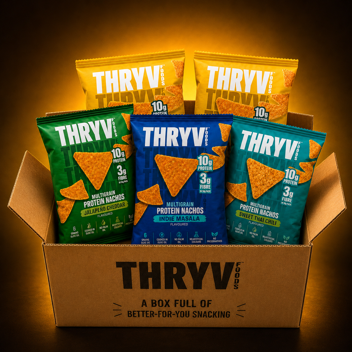 THRYV Multigrain Protein Nachos (Variety Pack)
